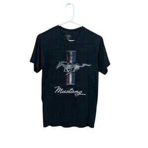 Mustang Black Tee size S